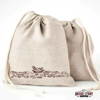Custom Natural Cotton Canvas Drawstring Bag