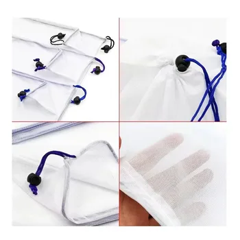 50D Polyester Mesh Produce Drawstring Bag