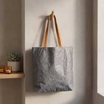 Washable Kraft-Look Shopping Tote