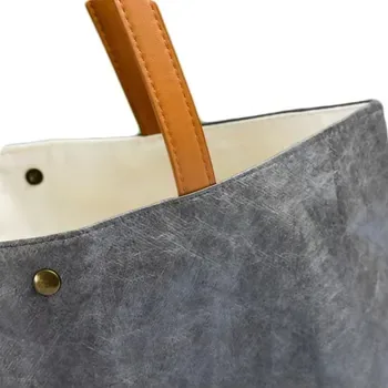 Washable Kraft-Look Shopping Tote