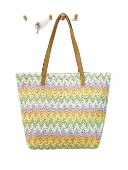 Custom Straw Shopping Bag ZG20241218A7