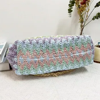 Custom Straw Shopping Bag ZG20241218A7