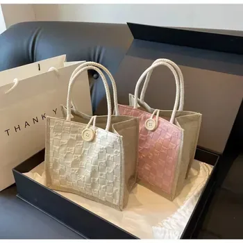 Custom Jute Shopping Tote ZG20250106A9