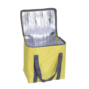 Custom Insulated Foldable 600D Lunch Cooler Bag