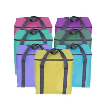 Custom Insulated Foldable 600D Lunch Cooler Bag
