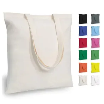 Plain Canvas Printed Shopping Bag