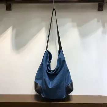 Custom Denim Shopping Bag ZG20250718A1