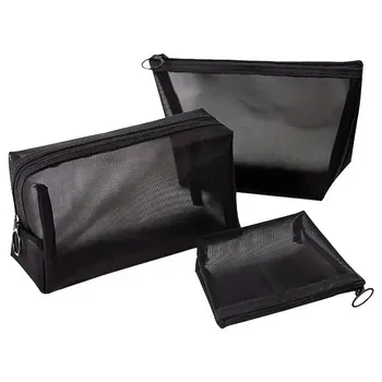 Nylon Mesh Grooming and Makeup Storage Bag