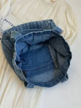 Custom Denim Shopping Tote Style 830
