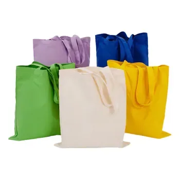 Custom Cotton Canvas Shopping Tote ZG20241218M3