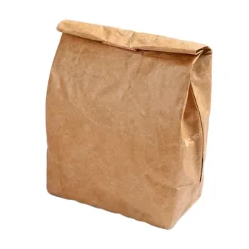 Brown Kraft-Look Waterproof Lunch Cooler