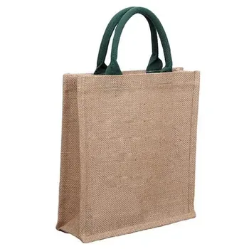 Custom Natural Jute Beach Tote