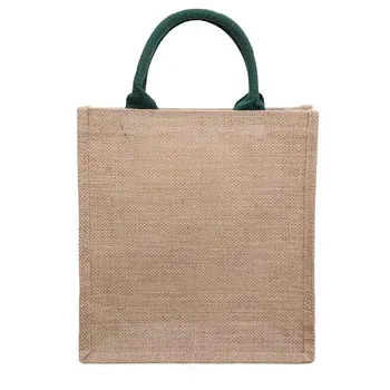 Custom Natural Jute Beach Tote