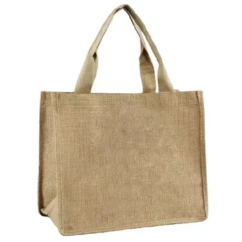 Custom Natural Jute Beach Tote