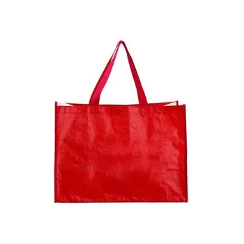 Custom Foldable Laminated PP Woven Grocery Tote