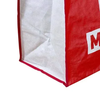 Custom Foldable Laminated PP Woven Grocery Tote