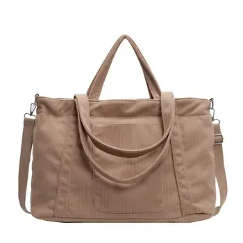 Custom Corduroy Shopping Tote ZG20250720A4