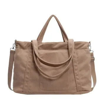 Custom Corduroy Shopping Tote ZG20250720A4