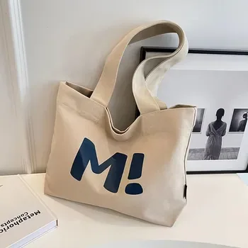 Custom Foldable Zippered Cotton Canvas Shopping Tote