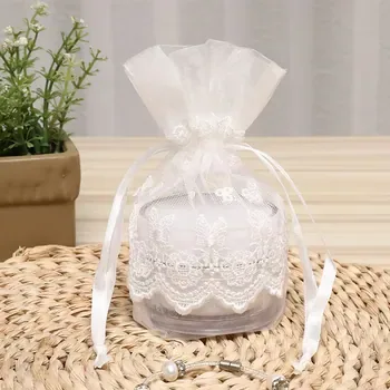Custom Drawstring Silk Cosmetic Bag