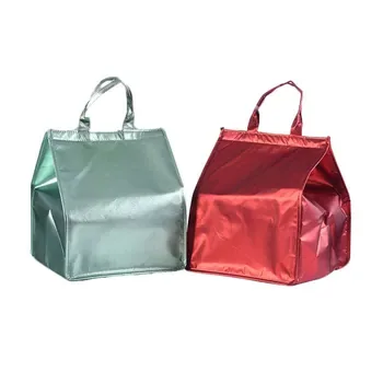 Custom Insulated Non-Woven Lunch Cooler Bag Style 395