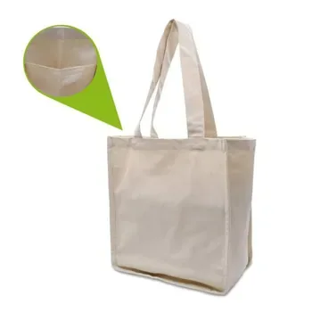 Custom Cotton Canvas Grocery Tote ZG20250710M2