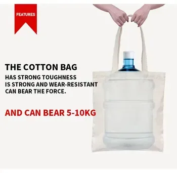 Large Cotton Company Logo Advertising Tote