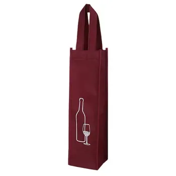 Non-Woven Wine Bottle Shopping Tote