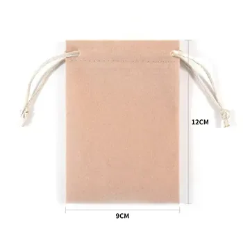Velvet Logo Drawstring Gift Pouch