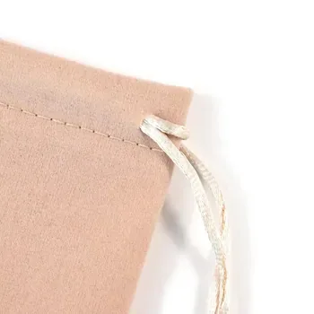 Velvet Logo Drawstring Gift Pouch
