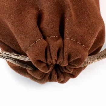Velvet Logo Drawstring Gift Pouch
