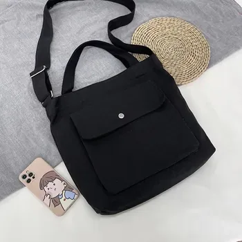 Custom Cotton Canvas Crossbody Bag Style 816