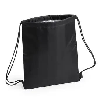 Custom Waterproof Foldable Drawstring Polyester Lunch Cooler Bag