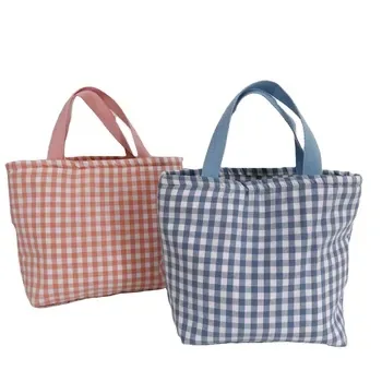 Custom Insulated Cotton Canvas Lunch Cooler Bag