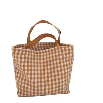 Custom Insulated Cotton Canvas Lunch Cooler Bag