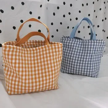 Custom Insulated Cotton Canvas Lunch Cooler Bag