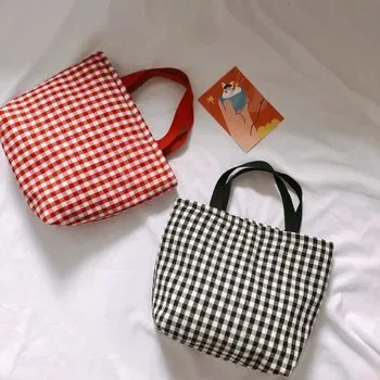 Custom Insulated Cotton Canvas Lunch Cooler Bag