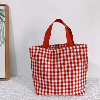 Custom Insulated Cotton Canvas Lunch Cooler Bag