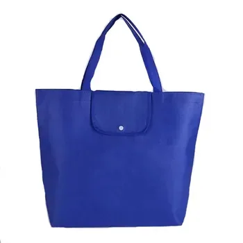 Blue Non-Woven Printed Shopping Bag