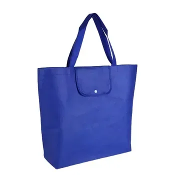 Blue Non-Woven Printed Shopping Bag