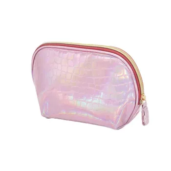 Custom Zippered PU Cosmetic Bag