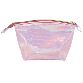 Custom Zippered PU Cosmetic Bag