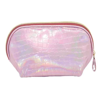 Custom Zippered PU Cosmetic Bag