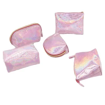Custom Zippered PU Cosmetic Bag
