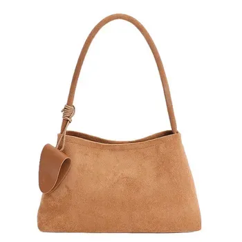 Custom Suede Crossbody Bag