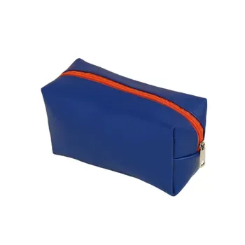 Custom Water-Resistant Zippered PU Makeup Pouch