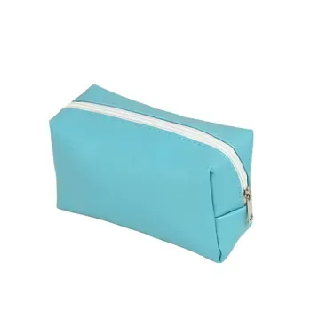 Custom Water-Resistant Zippered PU Makeup Pouch
