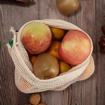 Custom Mesh Drawstring Cotton Produce Bag 20231129c3