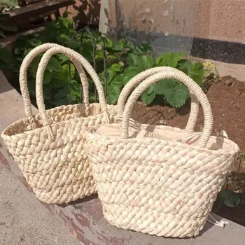 Custom Straw Shopping Tote ZG20241218A6