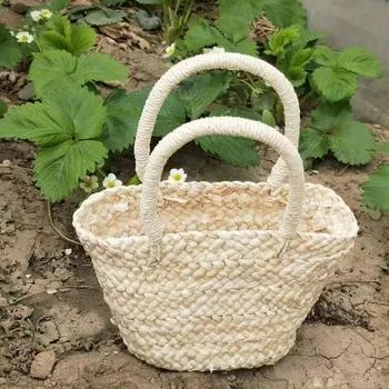 Custom Straw Shopping Tote ZG20241218A6